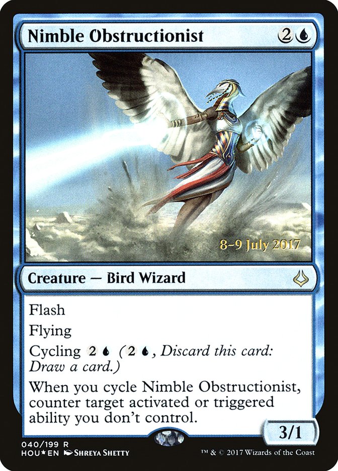 Nimble Obstructionist [Hour of Devastation Promos] | Game Haven TX