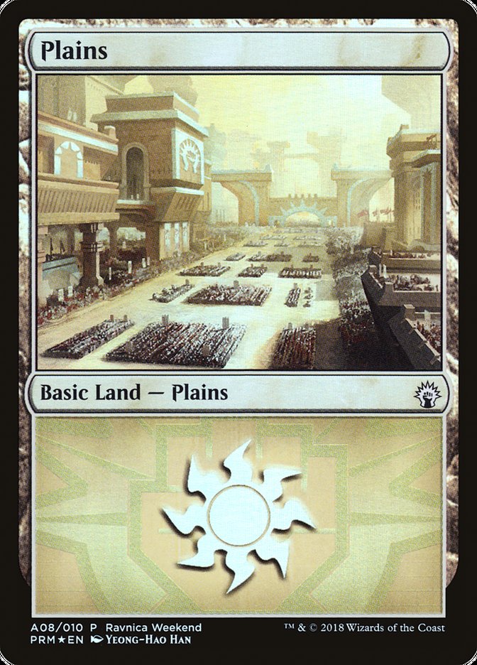 Plains - Boros (A08) [GRN Ravnica Weekend] | Game Haven TX