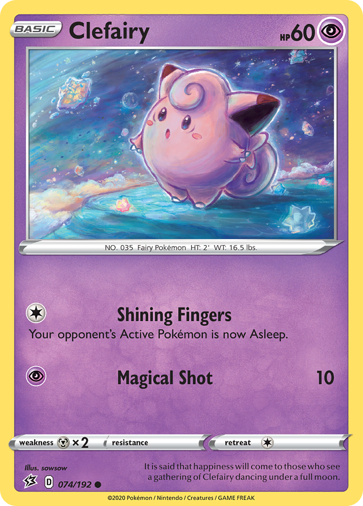Clefairy (074/192) [Sword & Shield: Rebel Clash] | Game Haven TX