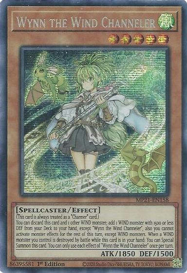 Wynn the Wind Channeler [MP21-EN158] Prismatic Secret Rare | Game Haven TX