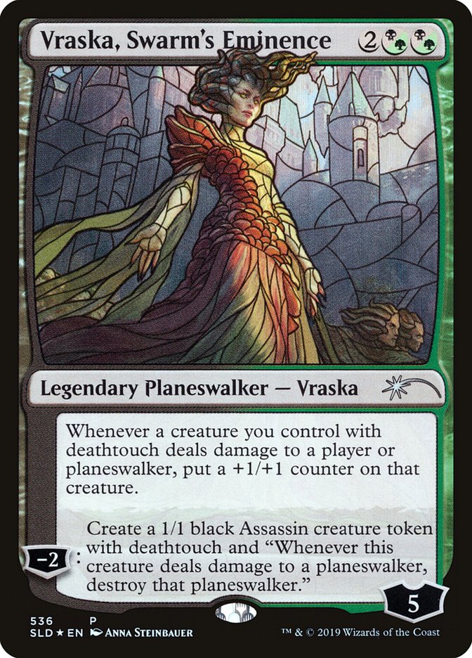 Vraska, Swarm's Eminence (Stained Glass) [Secret Lair Drop Promos] | Game Haven TX