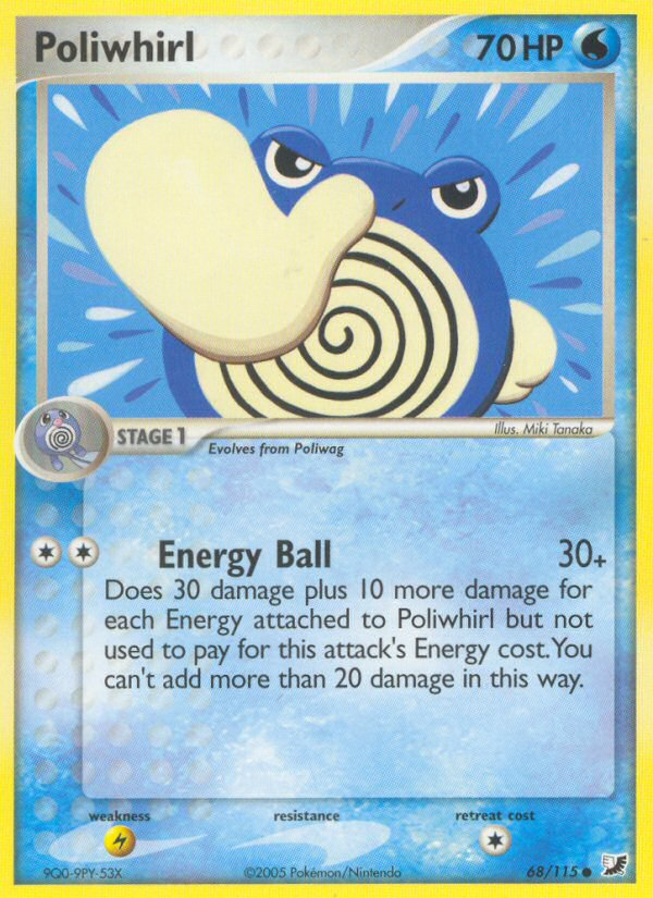 Poliwhirl (68/115) [EX: Unseen Forces] | Game Haven TX