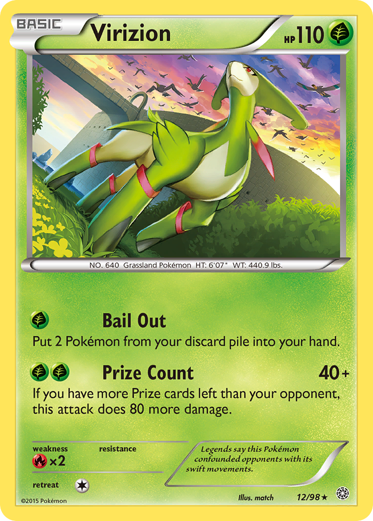 Virizion (12/98) [XY: Ancient Origins] | Game Haven TX