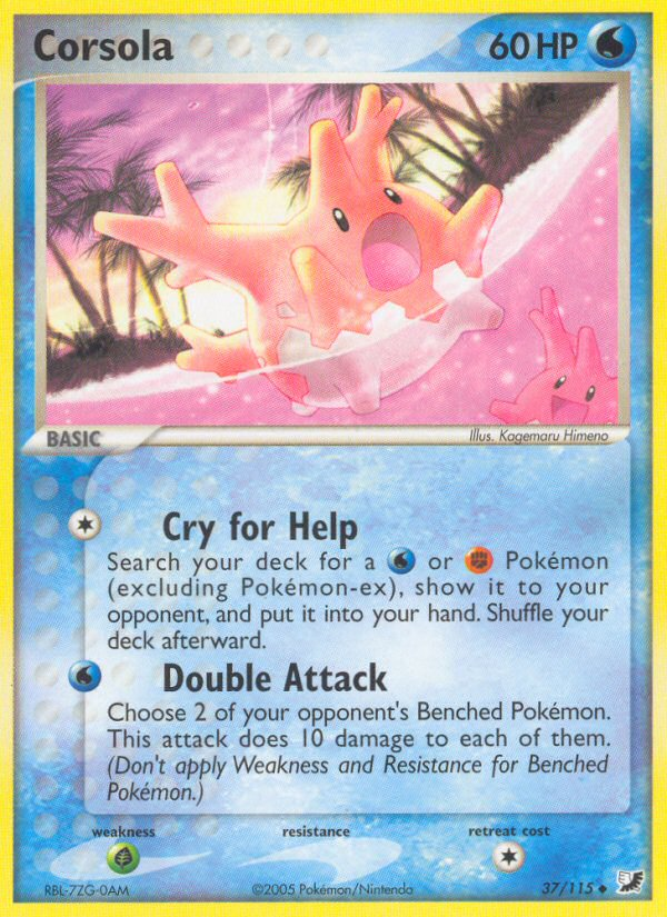 Corsola (37/115) [EX: Unseen Forces] | Game Haven TX