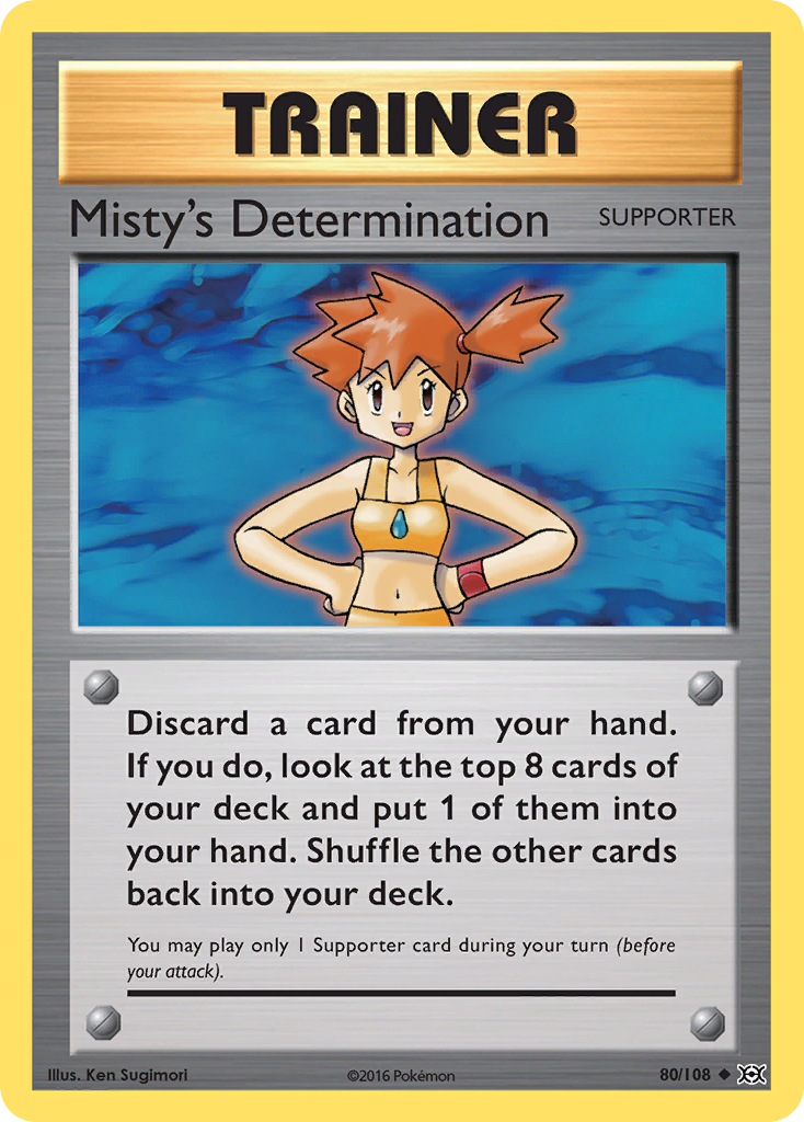 Misty's Determination (80/108) [XY: Evolutions] | Game Haven TX