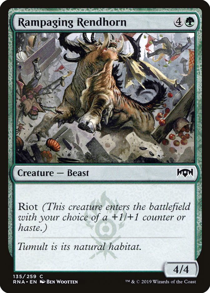 Rampaging Rendhorn [Ravnica Allegiance] | Game Haven TX