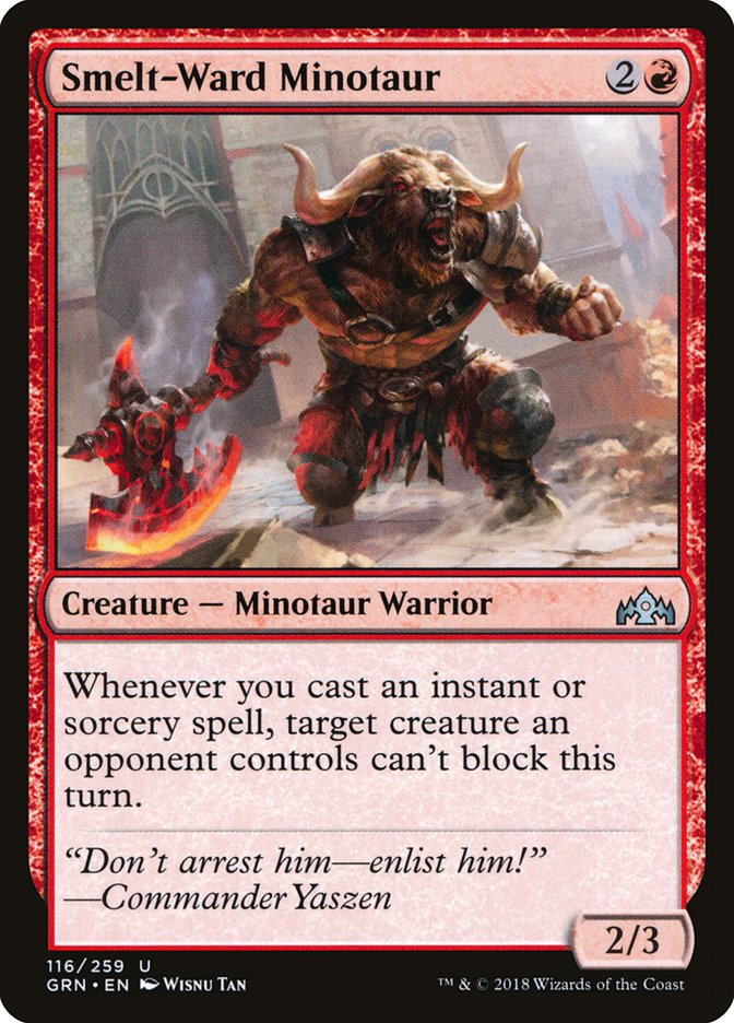 Smelt-Ward Minotaur [Guilds of Ravnica] | Game Haven TX