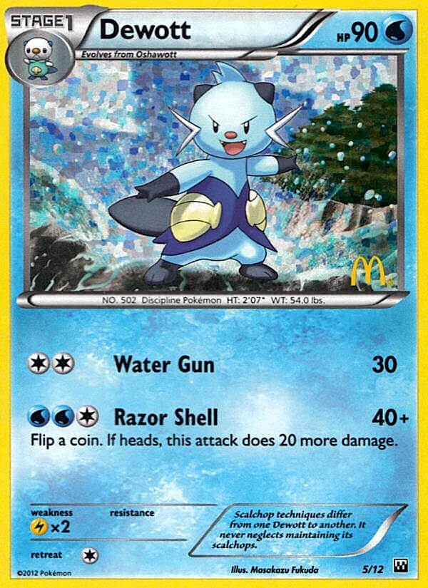 Dewott (5/12) [McDonald's Promos: 2012 Collection] | Game Haven TX