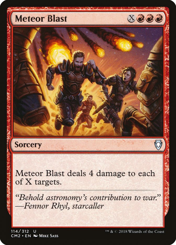 Meteor Blast [Commander Anthology Volume II] | Game Haven TX