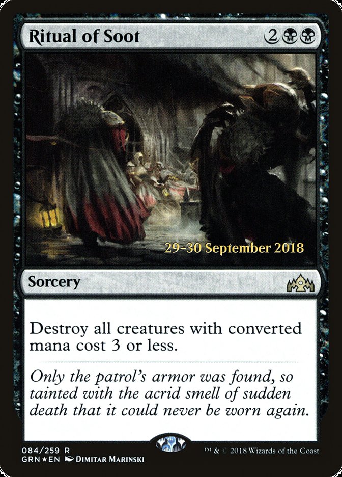 Ritual of Soot  [Guilds of Ravnica Prerelease Promos] | Game Haven TX