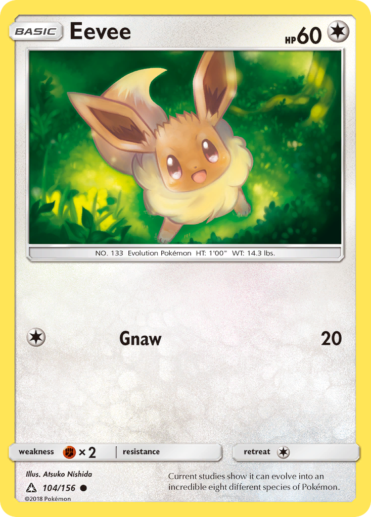 Eevee (104/156) [Sun & Moon: Ultra Prism] | Game Haven TX