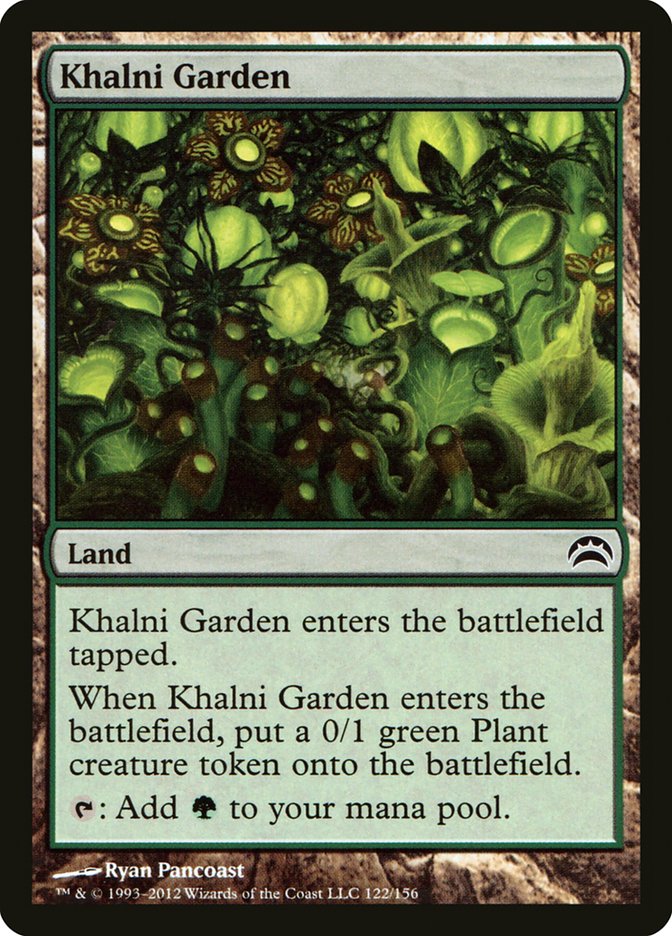 Khalni Garden [Planechase 2012] | Game Haven TX