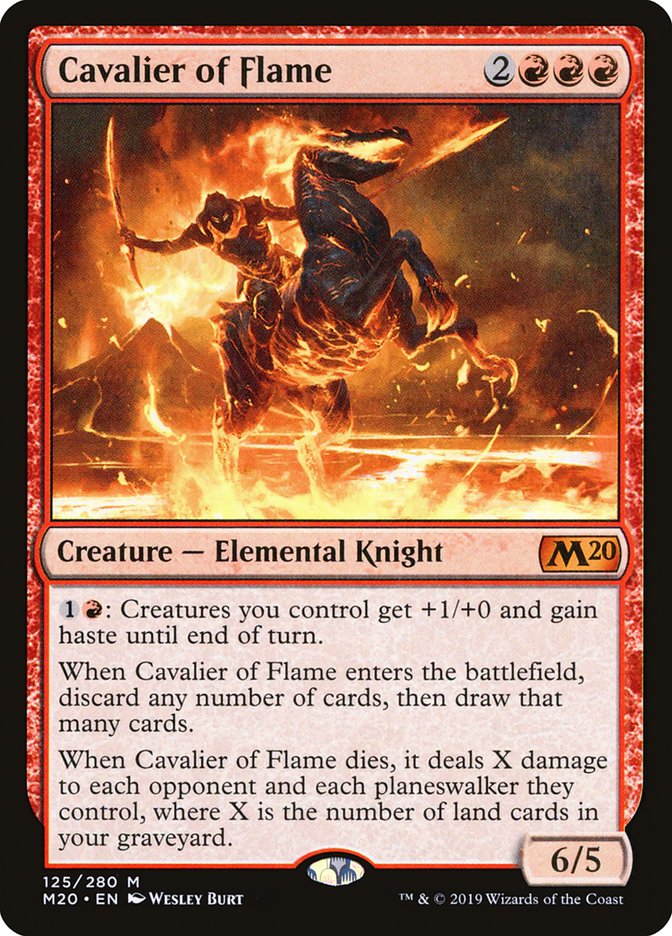 Cavalier of Flame [Core Set 2020] | Game Haven TX