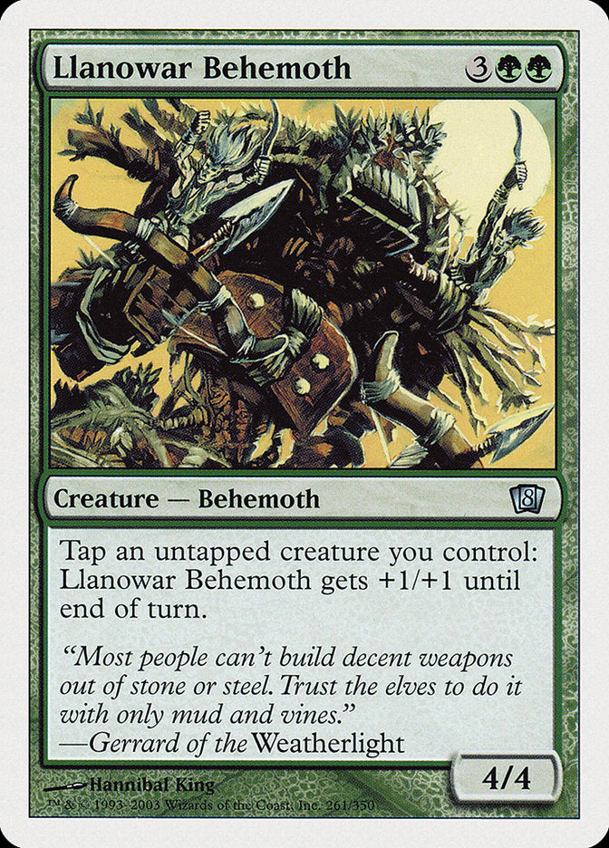 Llanowar Behemoth [Eighth Edition] | Game Haven TX