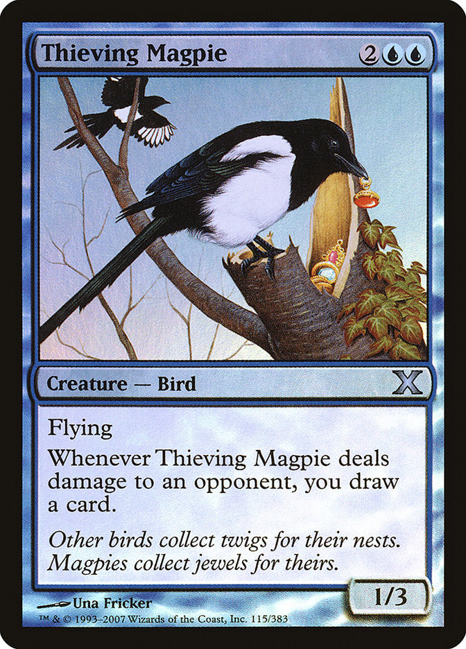 Thieving Magpie (Premium Foil) [Tenth Edition] | Game Haven TX