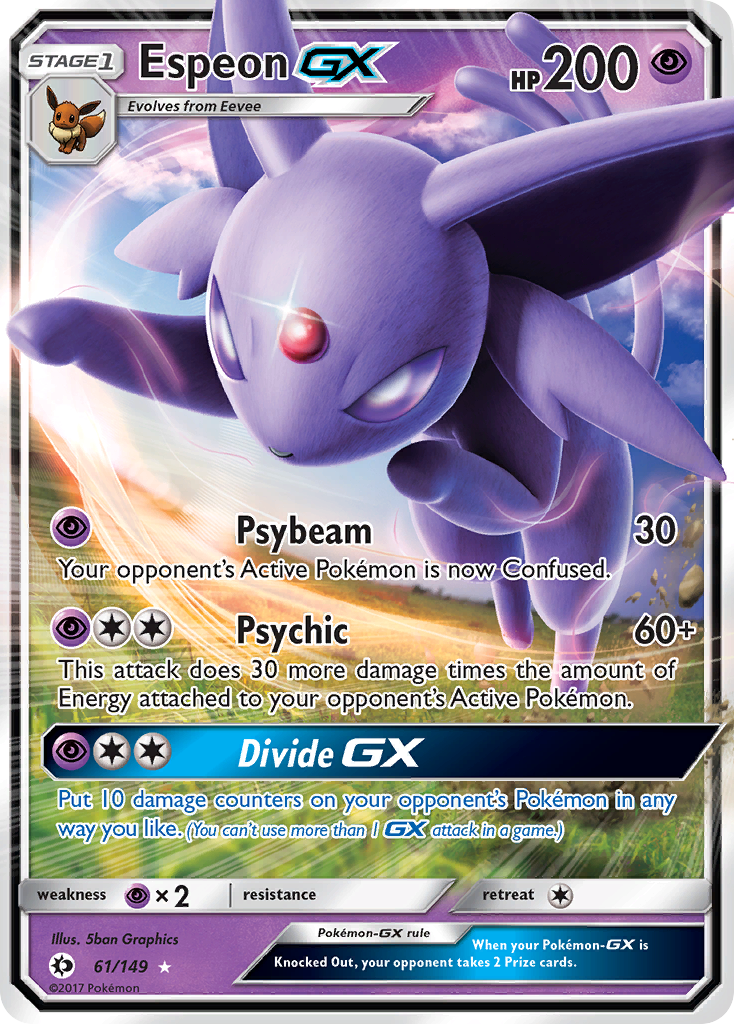 Espeon GX (61/149) [Sun & Moon: Base Set] | Game Haven TX
