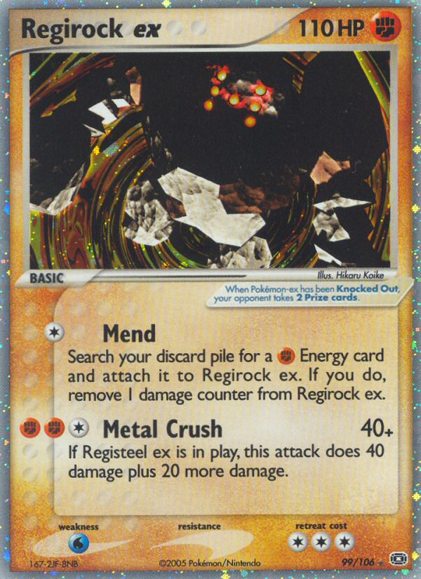 Regirock ex (99/106) [EX: Emerald] | Game Haven TX