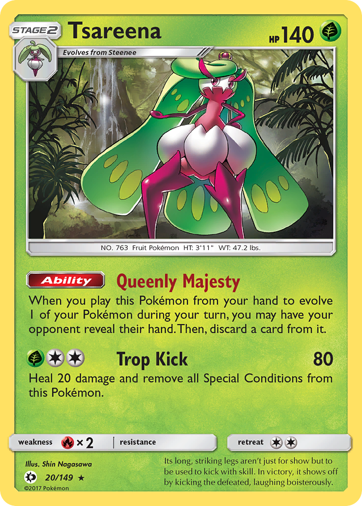 Tsareena (20/149) [Sun & Moon: Base Set] | Game Haven TX