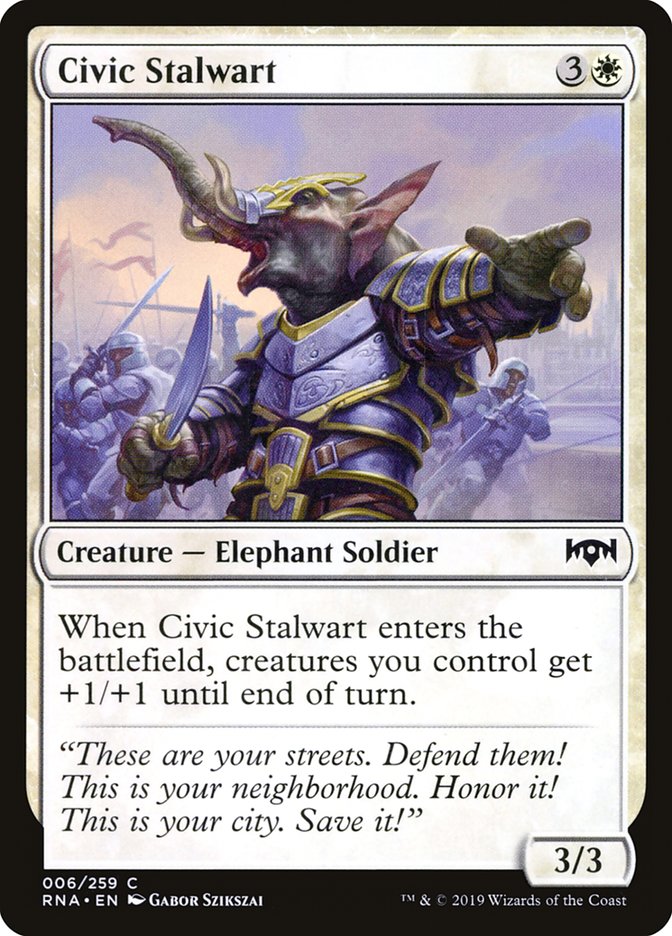 Civic Stalwart [Ravnica Allegiance] | Game Haven TX