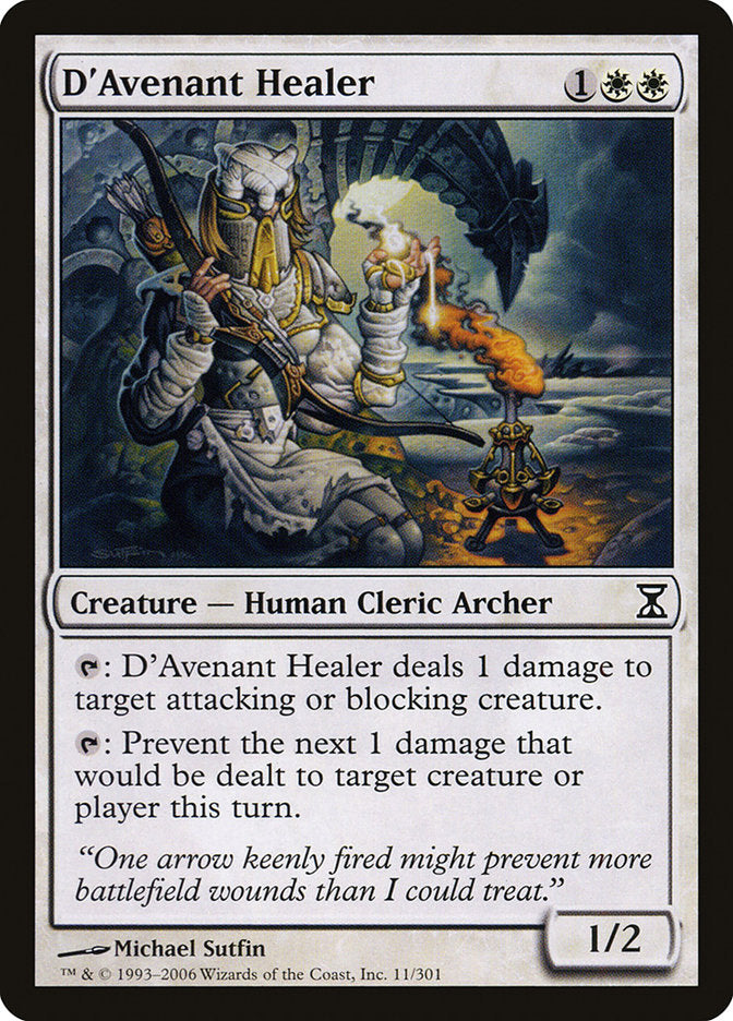 D'Avenant Healer [Time Spiral] | Game Haven TX