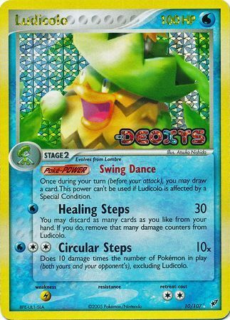 Ludicolo (10/107) (Stamped) [EX: Deoxys] | Game Haven TX