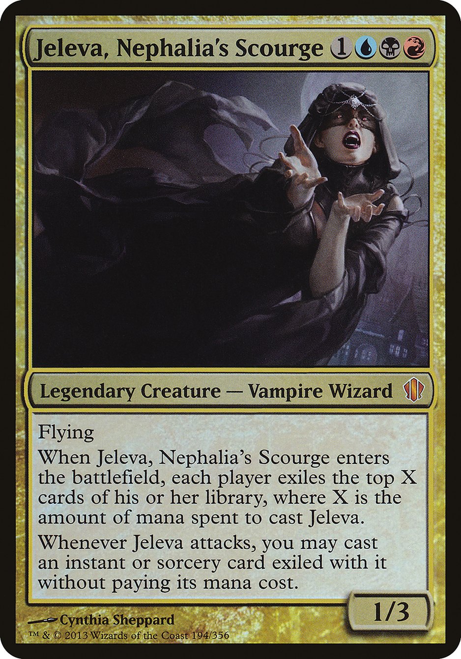 Jeleva, Nephalia's Scourge (Commander 2013) [Commander 2013 Oversized] | Game Haven TX
