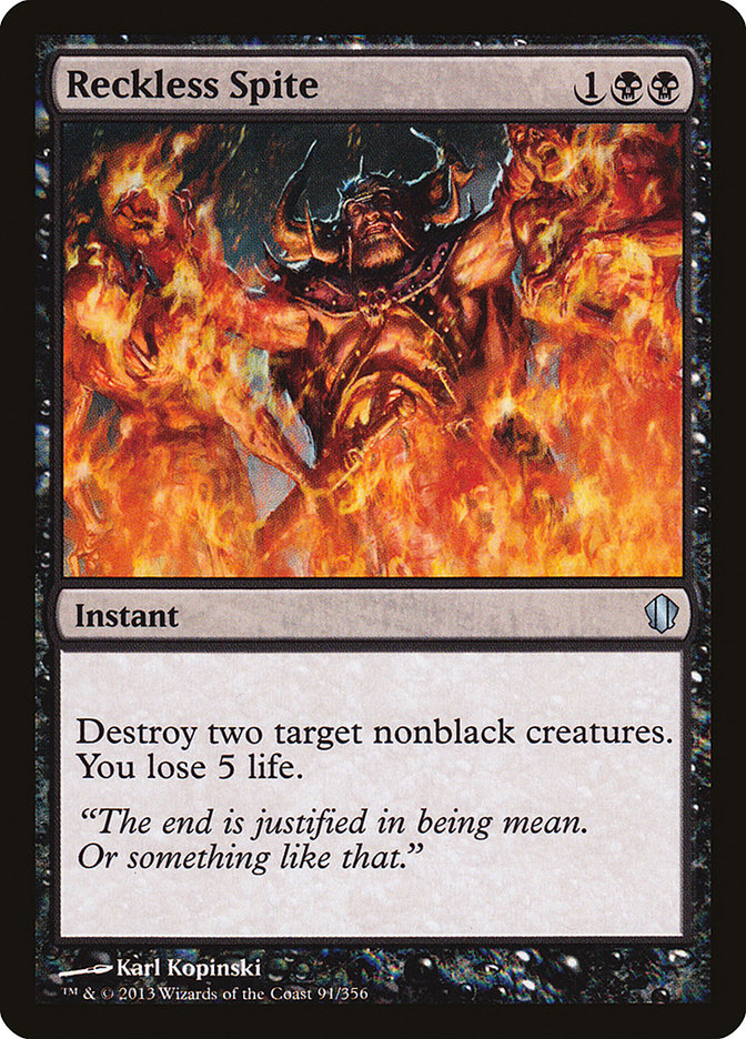 Reckless Spite [Commander 2013] | Game Haven TX