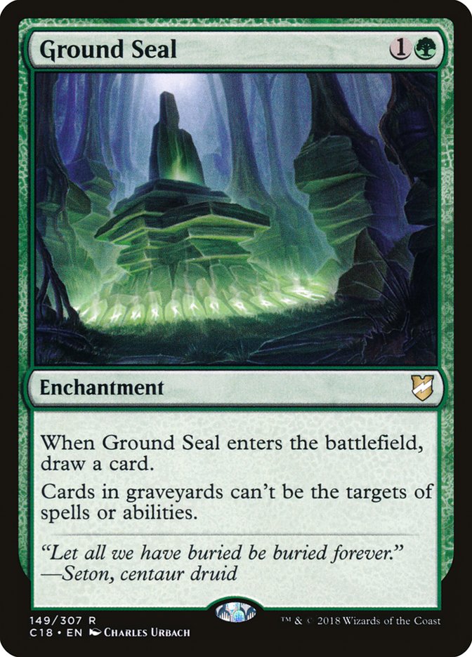 Ground Seal [Commander 2018] | Game Haven TX