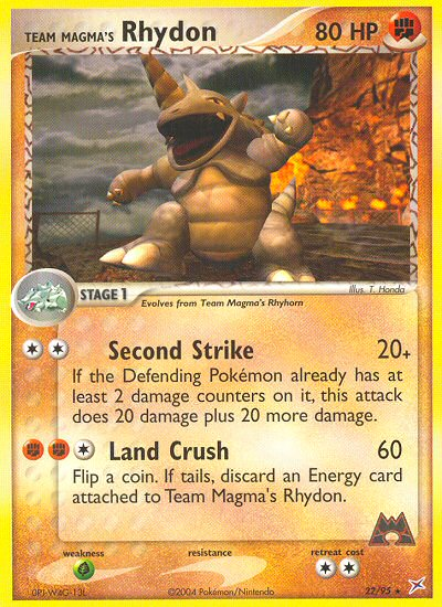 Team Magma's Rhydon (22/95) [EX: Team Magma vs Team Aqua] | Game Haven TX
