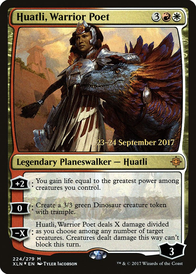 Huatli, Warrior Poet [Ixalan Promos] | Game Haven TX
