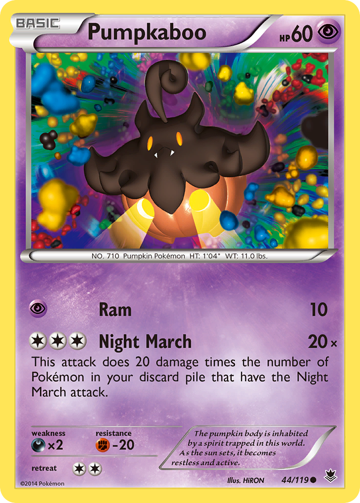 Pumpkaboo (44/119) [XY: Phantom Forces] | Game Haven TX