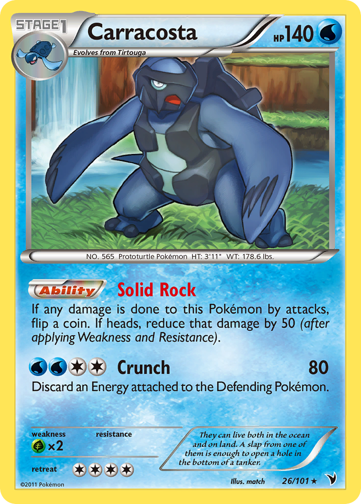 Carracosta (26/101) [Black & White: Noble Victories] | Game Haven TX