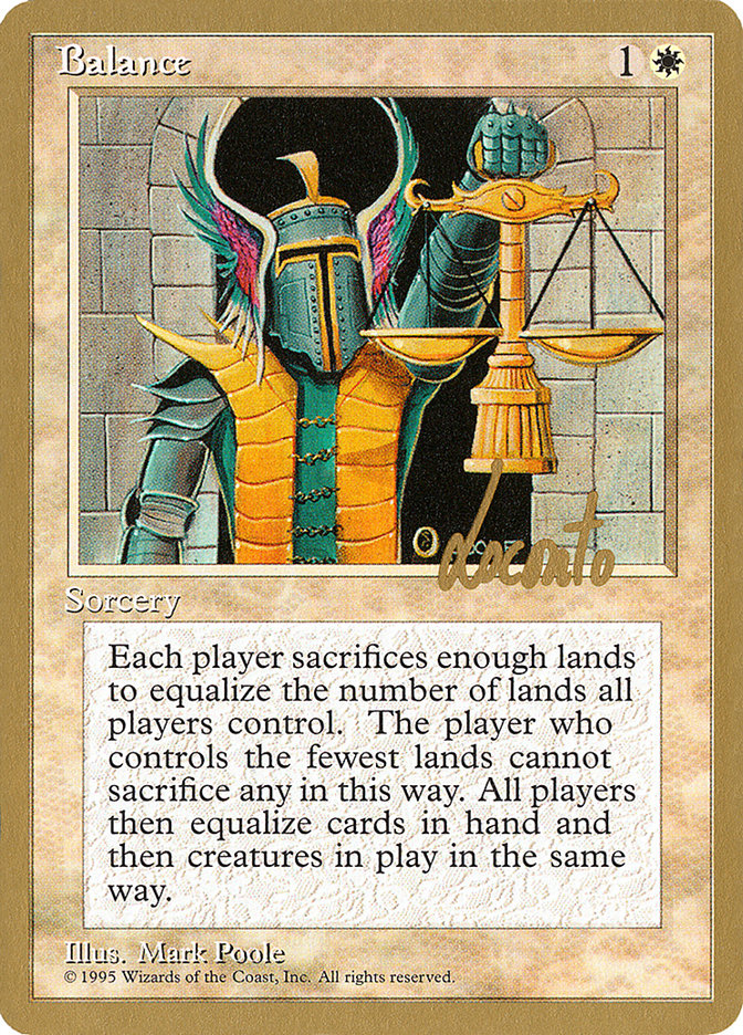 Balance (Michael Loconto) [Pro Tour Collector Set] | Game Haven TX