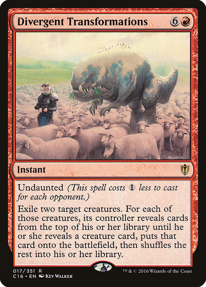 Divergent Transformations [Commander 2016] | Game Haven TX