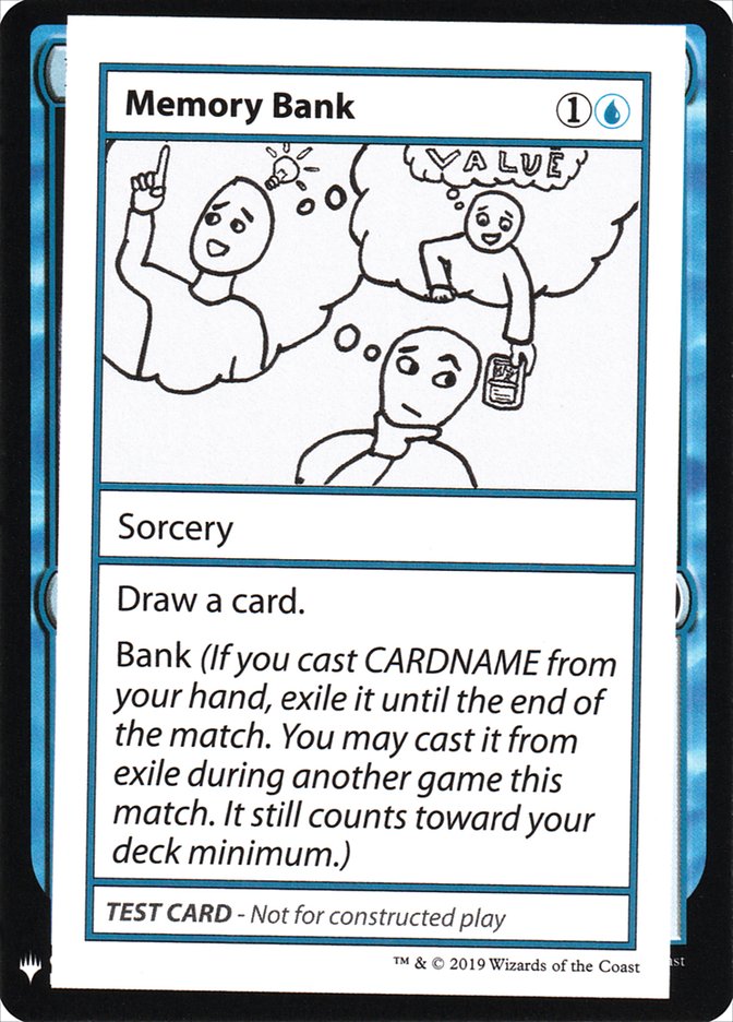 Memory Bank [Mystery Booster Playtest Cards] | Game Haven TX