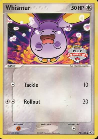 Whismur (73/106) (City Championship) [EX: Emerald] | Game Haven TX