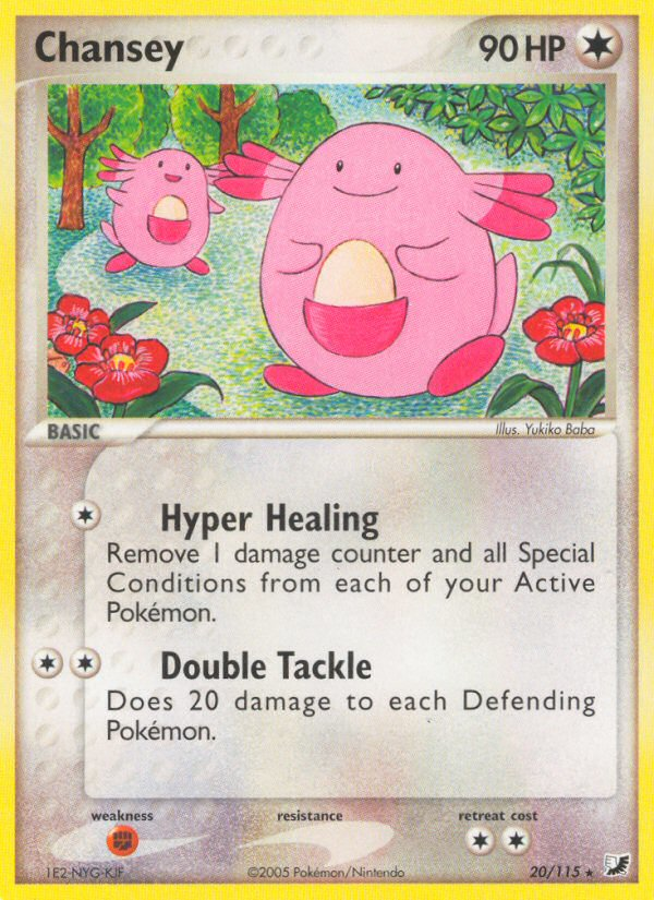 Chansey (20/115) [EX: Unseen Forces] | Game Haven TX