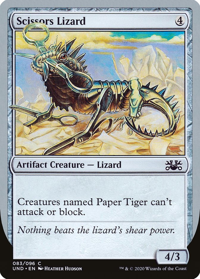 Scissors Lizard [Unsanctioned] | Game Haven TX