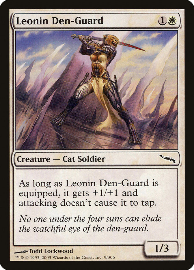 Leonin Den-Guard [Mirrodin] | Game Haven TX
