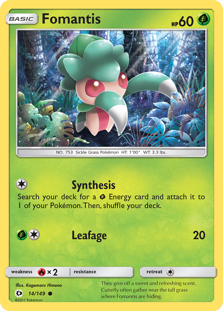 Fomantis (14/149) [Sun & Moon: Base Set] | Game Haven TX