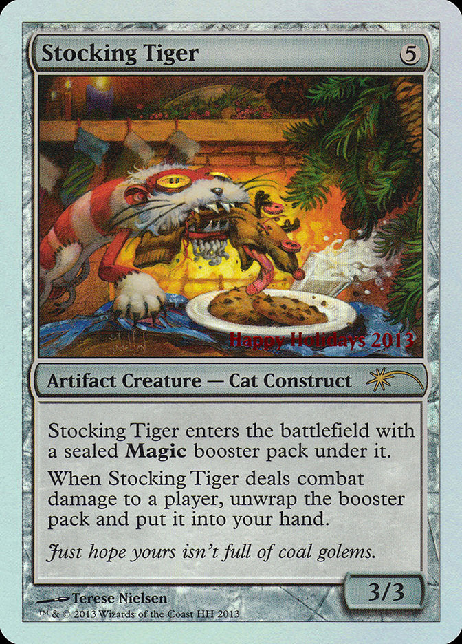 Stocking Tiger [Happy Holidays] | Game Haven TX