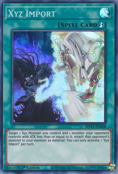 Xyz Import [MP21-EN208] Super Rare | Game Haven TX