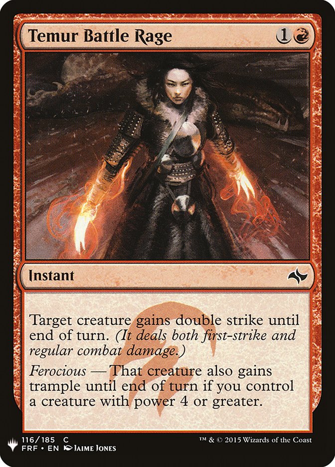Temur Battle Rage [Mystery Booster] | Game Haven TX