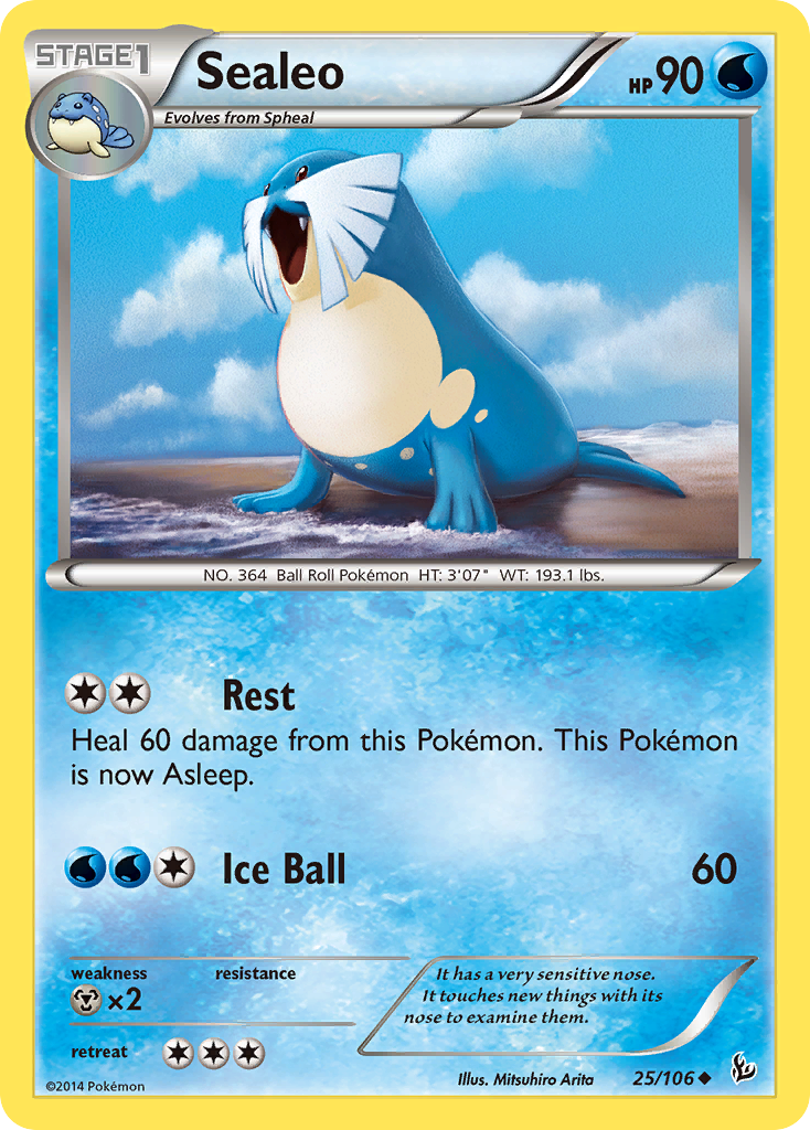 Sealeo (25/106) [XY: Flashfire] | Game Haven TX