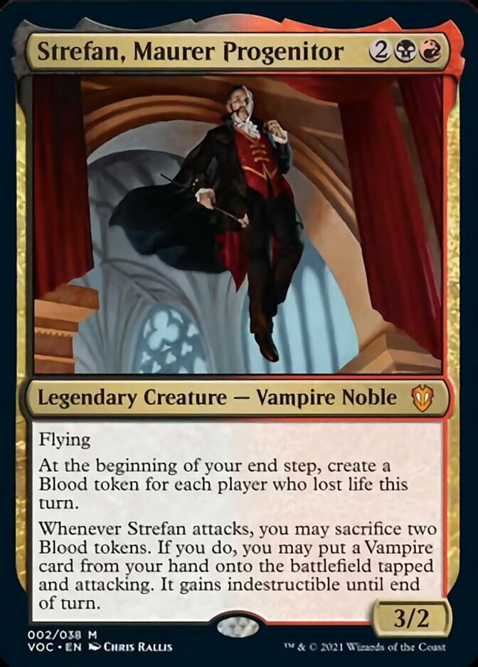 Strefan, Maurer Progenitor [Innistrad: Crimson Vow Commander] | Game Haven TX