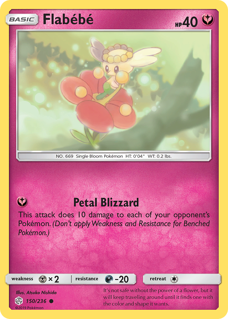 Flabebe (150/236) [Sun & Moon: Cosmic Eclipse] | Game Haven TX