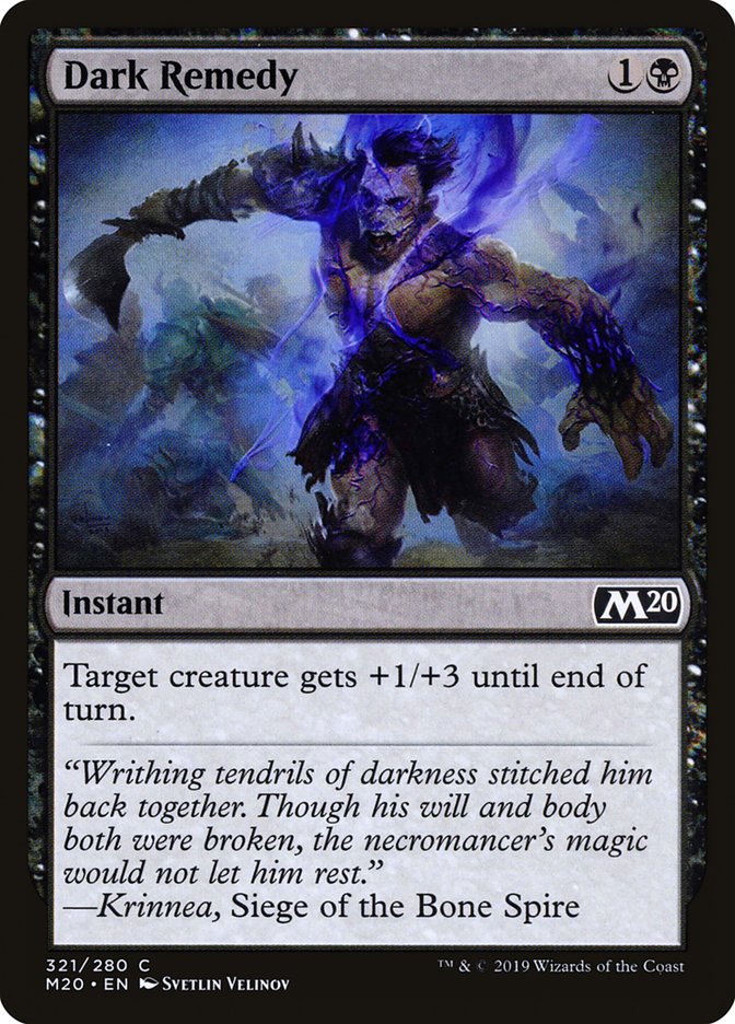 Dark Remedy [Core Set 2020] | Game Haven TX