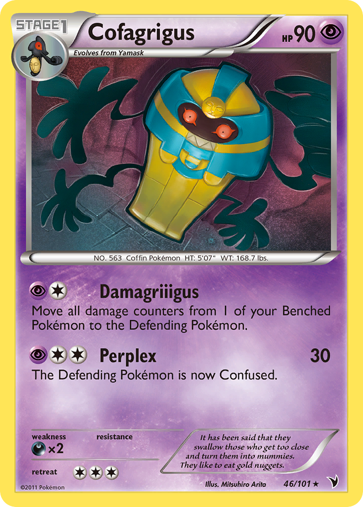 Cofagrigus (46/101) [Black & White: Noble Victories] | Game Haven TX