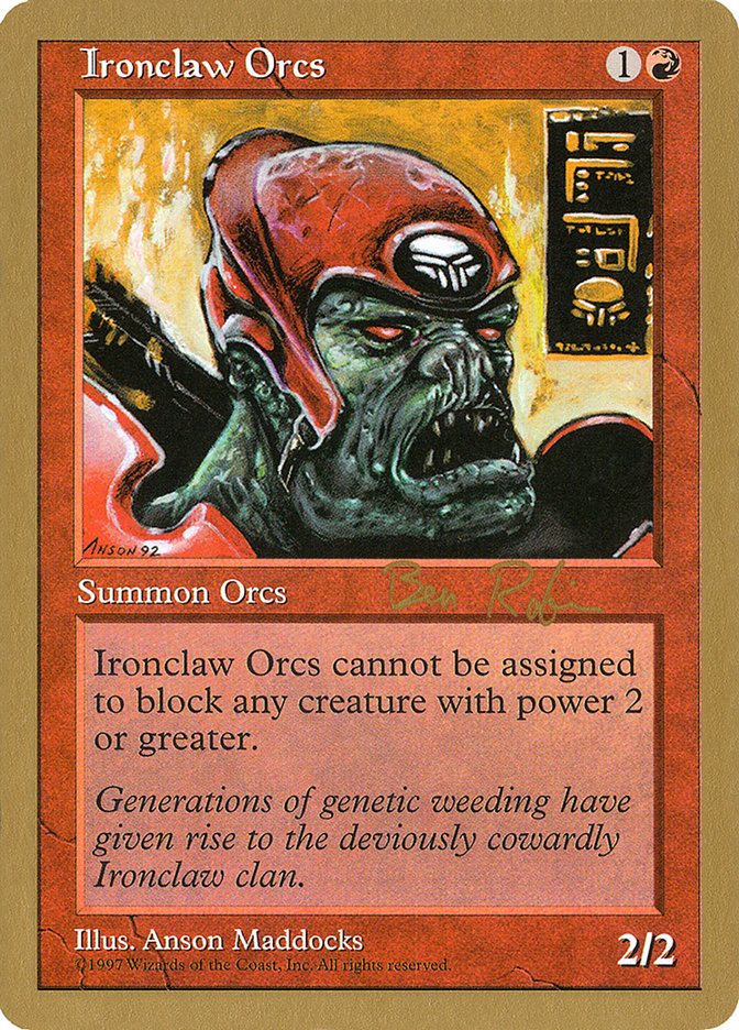 Ironclaw Orcs (Ben Rubin) [World Championship Decks 1998] | Game Haven TX