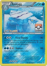 Avalugg (31/106) (League Promo 4th Place) [XY: Flashfire] | Game Haven TX